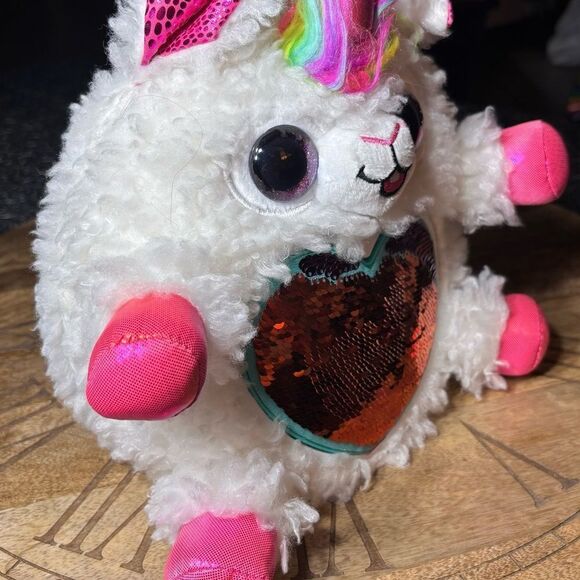 Zuru Rainbocorns Sparkle Heart Surprise Bobbi the Llamacorn Plush Toy EPC - Picture 6 of 7